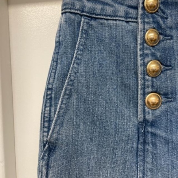 Michael Kors Sailor High Rise Flared Leg Jeans EUC - Picture 7 of 13